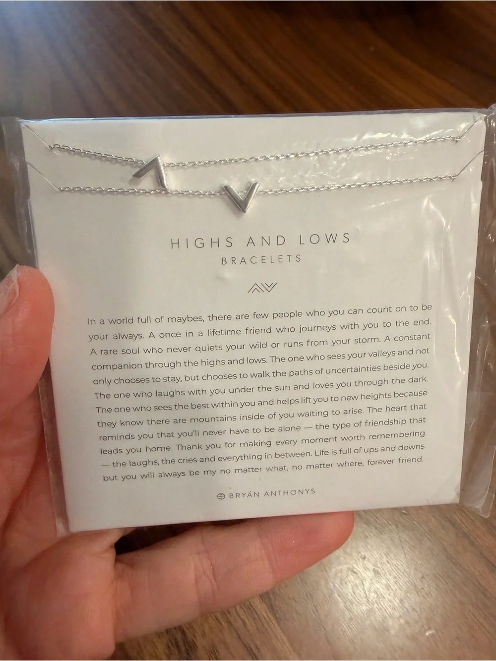 NEW Bryan Anthonys Highs and Lows Bracelets Silver BAIBS-HLB Gift Love Casual